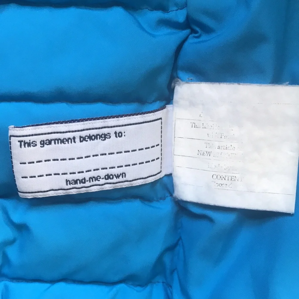 Patagonia Down Vest (size 18m)